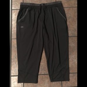 Under armour black with grey detail joggers
